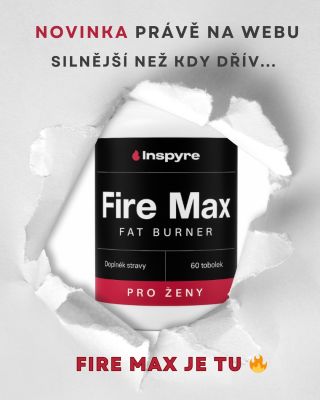 🔥 NOVINKA – FIRE MAX od Inspyre! 🔥 Silnější, účinnější 💪 Nová generace spalovače tuků, která posouvá klasický FIRE na...