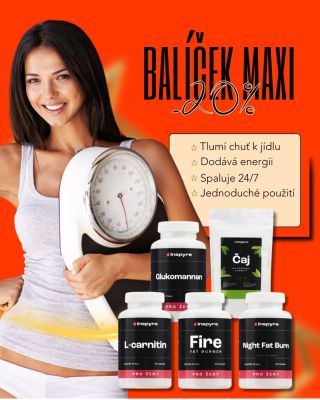 🔥 SLEVA -20 % + extra sleva s kódem ZANETA20! 🔥 Chceš opravdu viditelné výsledky a podpořit své hubnutí naplno? 💥 MAXI...