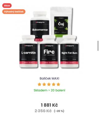 Viděla jsi už ty výhodné balíčky se slevou až –33 %? 😍 Jestli jsi to ještě nezaregistrovala, tak běž mrknout – tyhle sety...